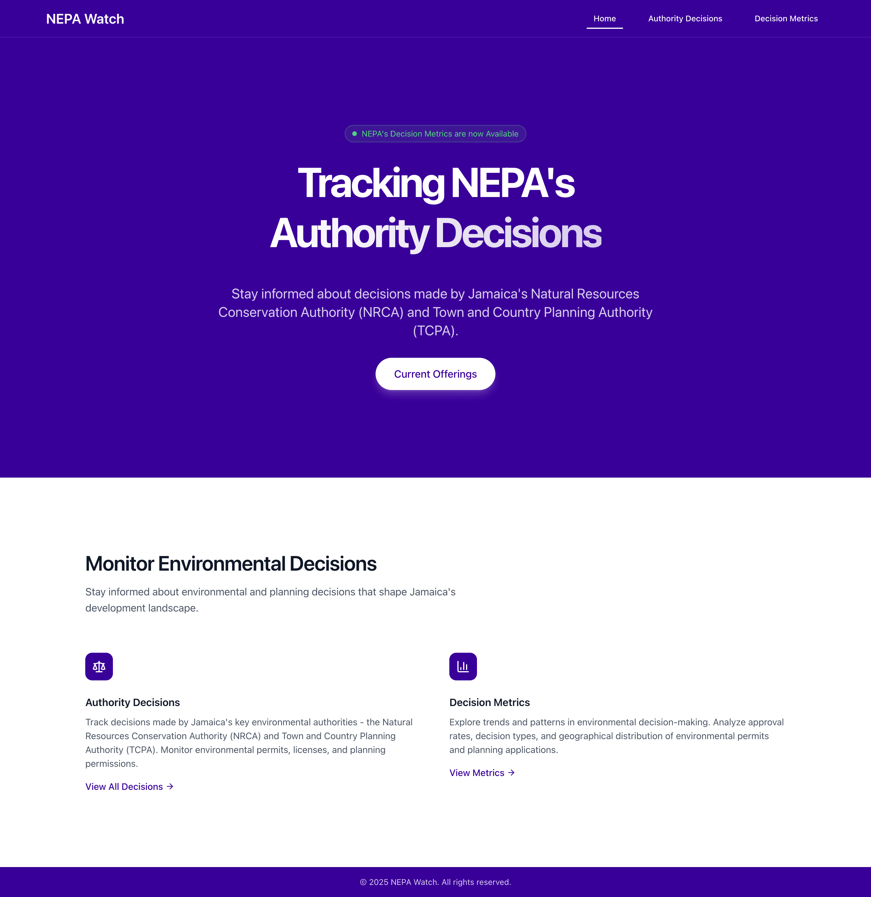 NEPA Watch screenshot